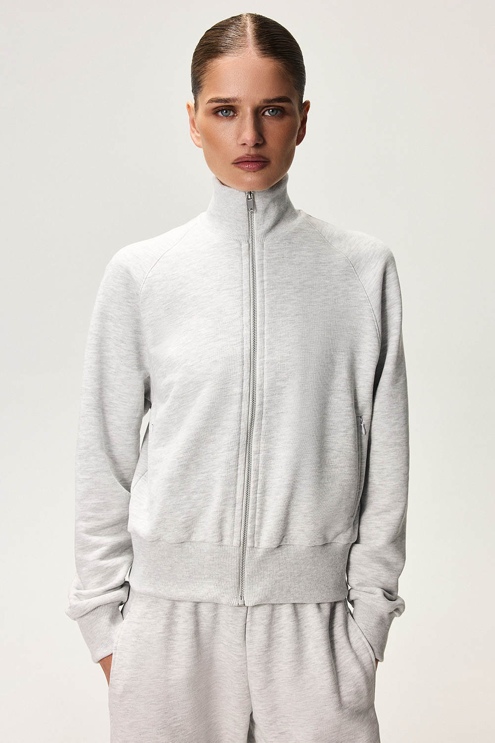 Олимпийка Светло-серый меланж