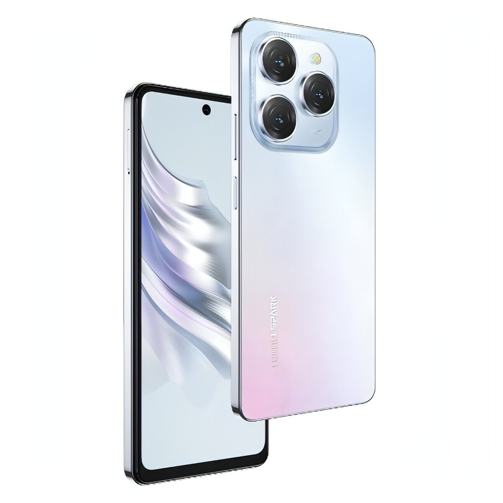 Смартфон TECNO Spark 20 Pro 12/256 ГБ RU, Dual nano SIM, Frosty Ivory