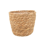 Кашпо плетеное "Сафари", 1,5л внешний размер Д165 Ш165 В145, натуральный