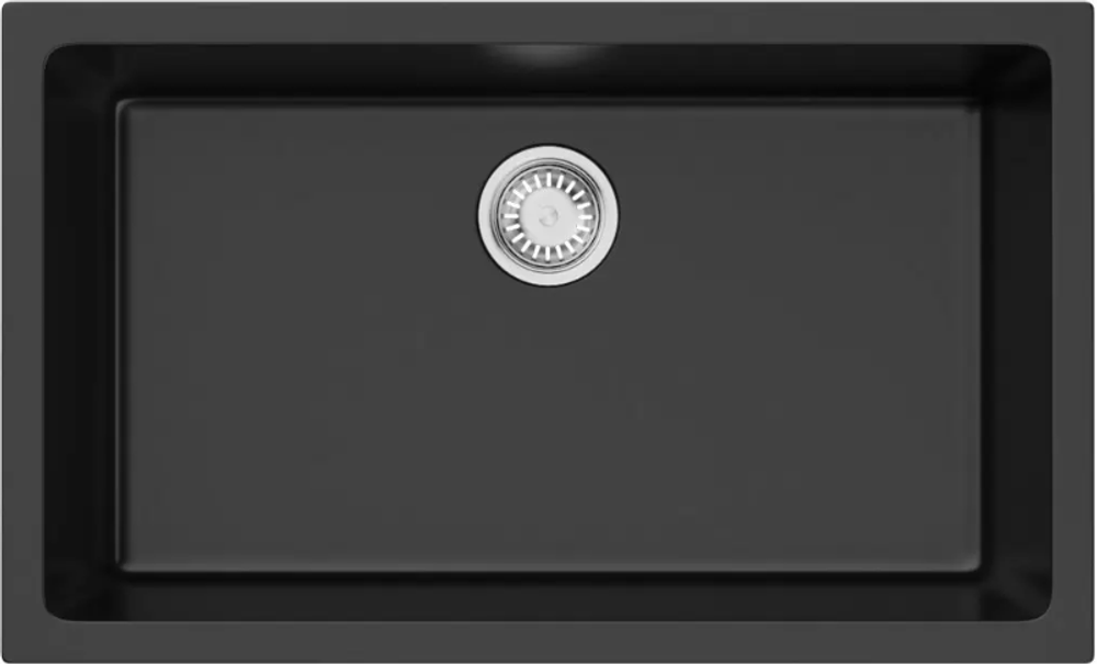 Кухонная мойка Omoikiri Okinoshima 76-U/I-BL Natceramic/черный 4997146