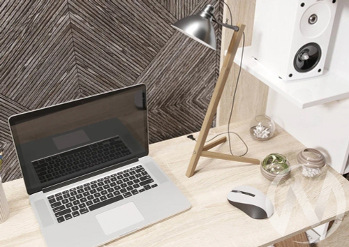 Стол компьютерный №2 (УПКФ) (Дуб сонома/Белый ФВ)