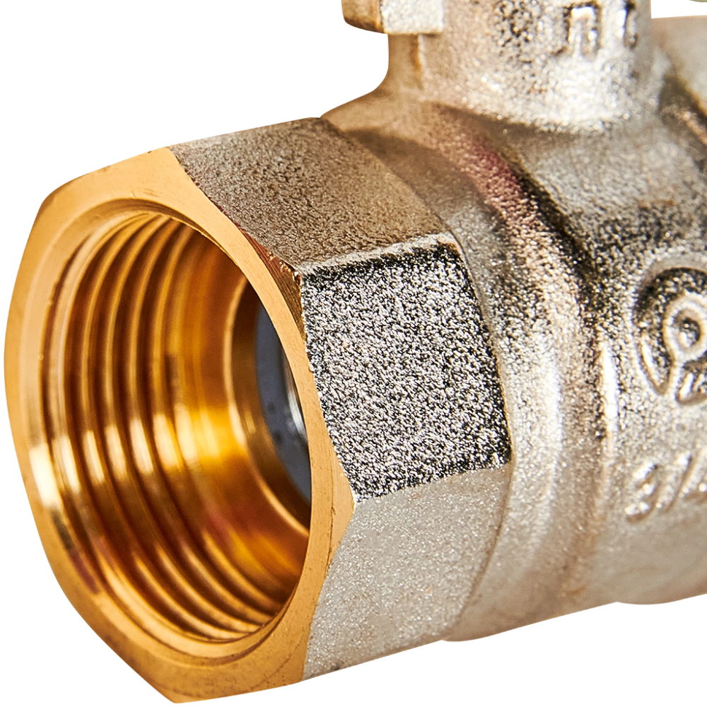 Кран шаровой полнопроходной ROMMER - 3/4" (ВР/ВР, PN40, ручка-рычаг)