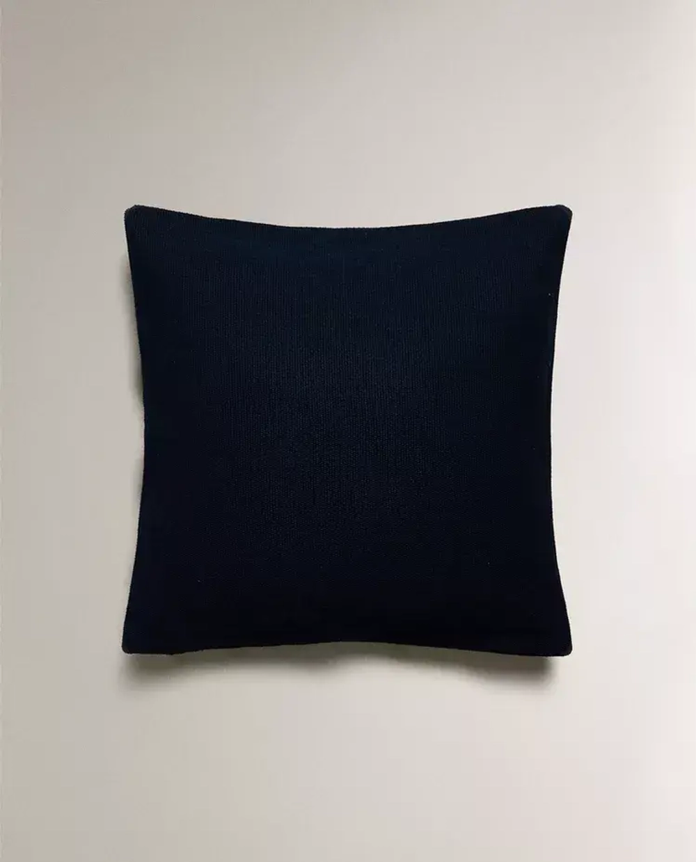 ZARA HOME ОДНОТОННЫЙ ЧЕХОЛ НА ПОДУШКУ, СИНИЙ