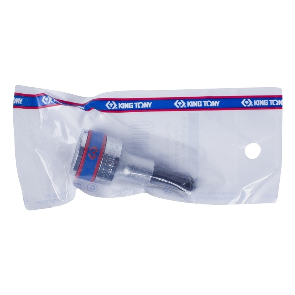 KING TONY (402507) Насадка (бита) торцевая 1/2", L = 60 мм, HEX, 7 мм