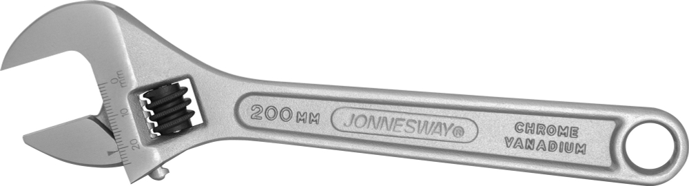 W27AS8 Ключ разводной, 0-24 мм,  L-200 мм