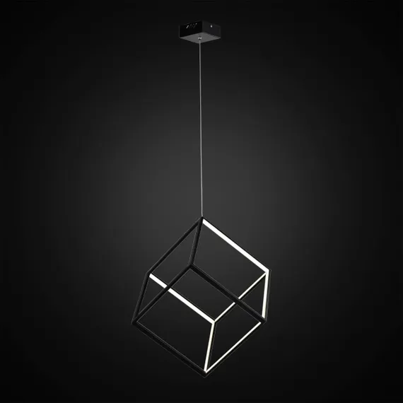 CL719301 Куб Черный Св-к Подвес, LED 40W*4000K
