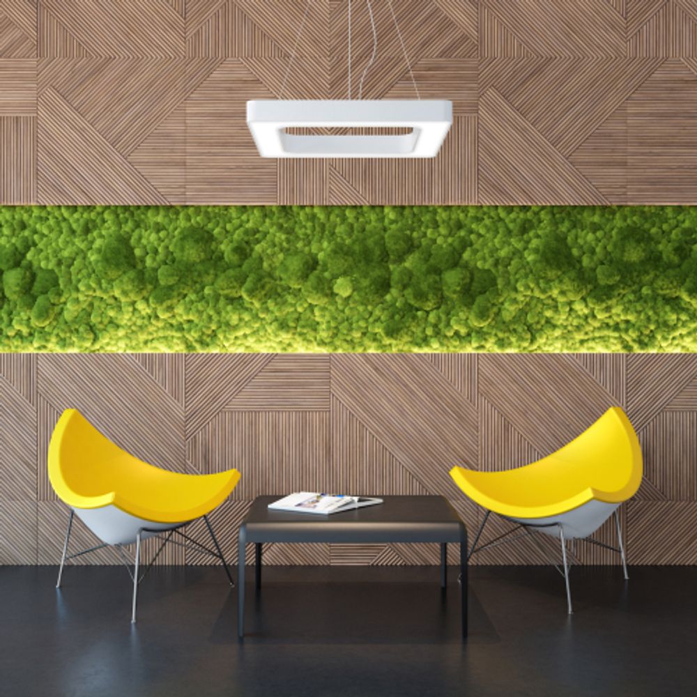 Светильник LED ЭРА Geometria SPO-164-W-40K-110 Quadro 110Вт 4000К 10500Лм IP40 800*800*80 белый подвесной | Декоративные светильники Geometria