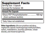 Klaire Labs - SeraBella Phosphatidylserine 100 mg 60 capsules