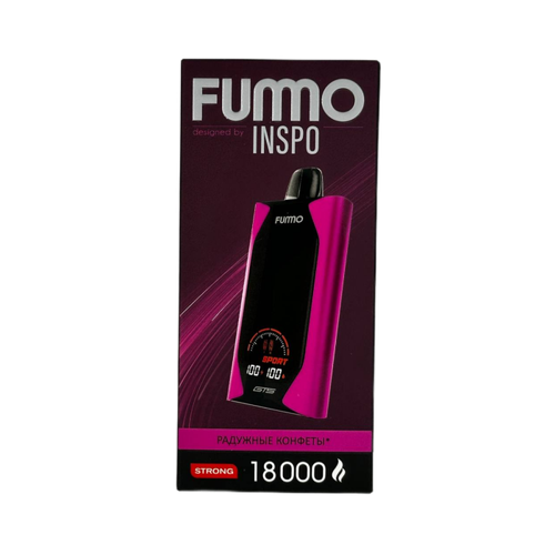 Одноразовая электронная сигарета Fummo GTS 18000 - Радужные Конфеты (18000 затяжек)