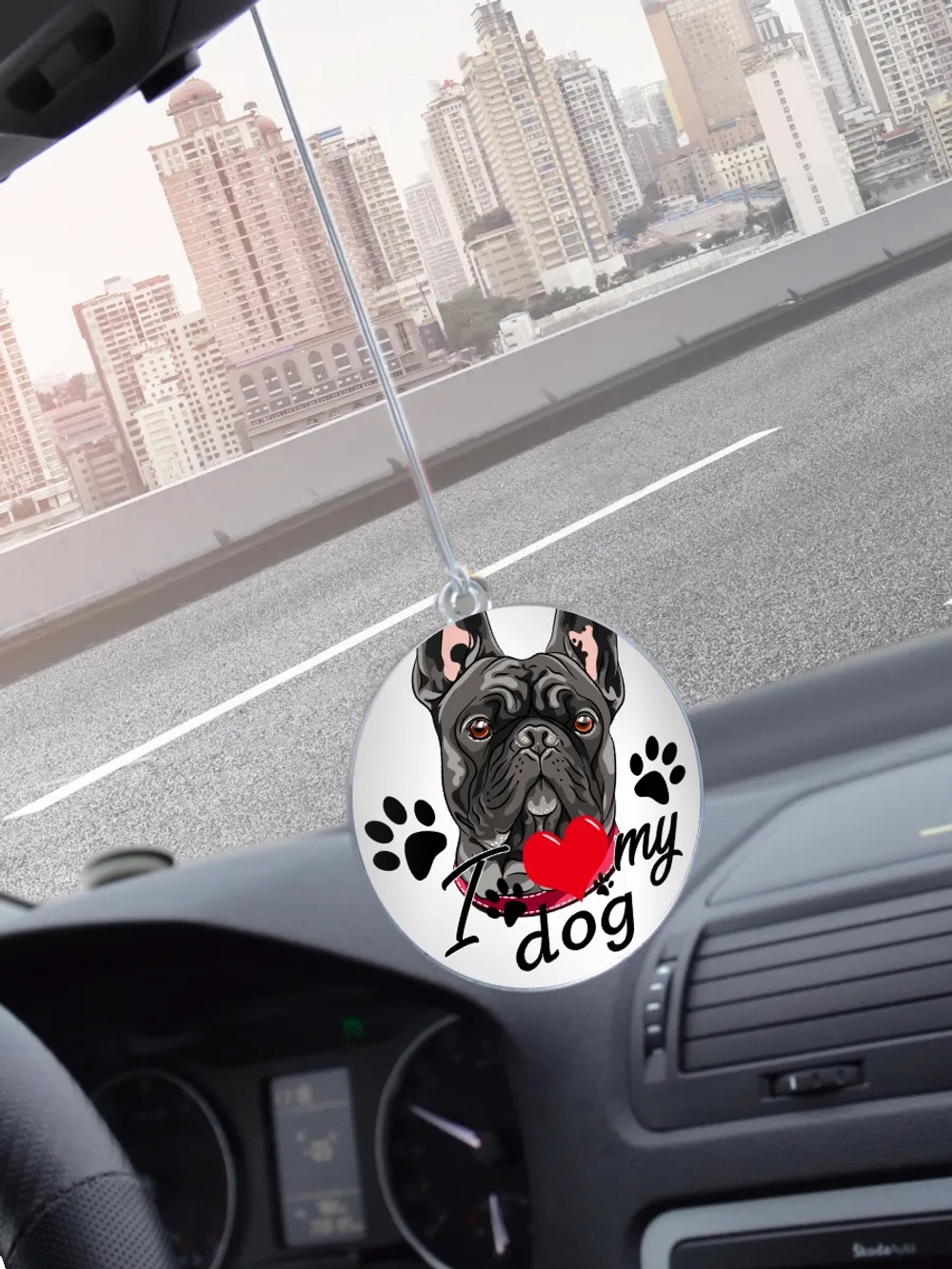 Подвеска в машину - Французский бульдог