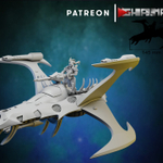 Drukhari Venom Скиммер Друкхари миниатюра для dnd, днд, pathfinder, фентези, Настольная игра, НРИ, Варгейм, РПГ