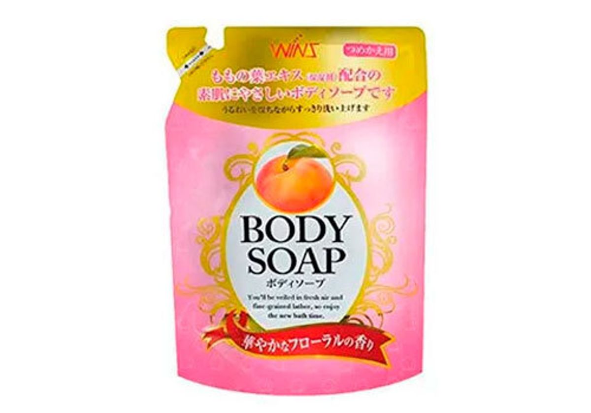 Крем-мыло с экстрактом листьев персика Body Soap, 400мл