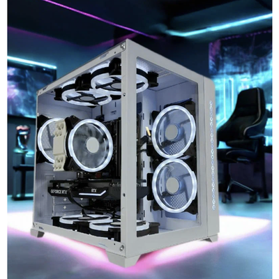 Мощный игровой компьютер (системный блок) Core i5 12400F 6 ядер, RTX4060Ti/ 32ГБ DDR4, 1TB m.2 SSD / 750W/Win 10 PRO