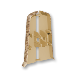 Торцевые (пара) для плинтуса 85мм "Деконика", 221 Дуб янтарный