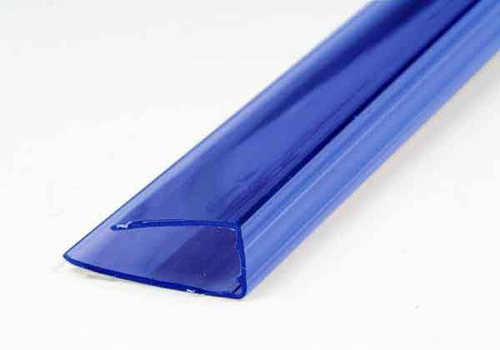 Профиль UP (торцевой) PolyPlast, 2,1м (толщина 4 мм) синий