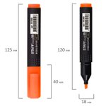 Текстовыделитель STAFF College "STICK HL-497" апельсиновый 1-4 мм (72 штуки в упаковке)