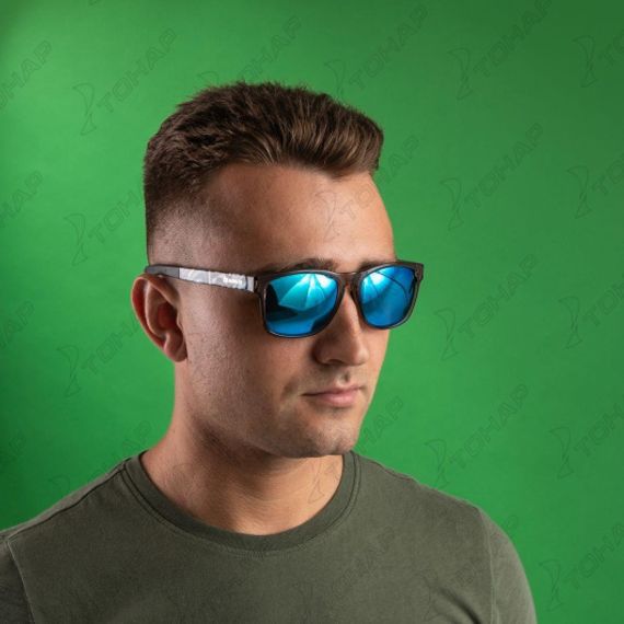 Очки поляризационные в жест.чехле (N-OP-TF2038-B) Nisus