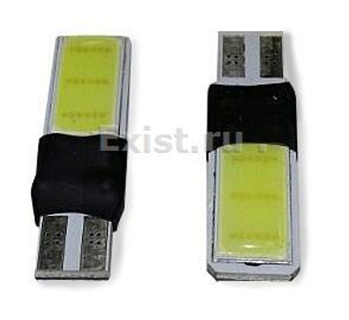 Автолампа 12V 3W б/цок. светодиод AVS белая (к-т 2шт)