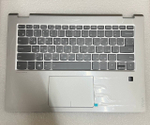 Верхняя панель с клавиатурой (топкейс) для ноутбука Lenovo Yoga 520-14IKB серая, с подсветкой, раскладка - русская (5CB0N67397)