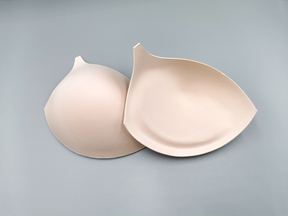 Чашки, с уступом под бретель, пуш-ап, серебристый пион, (Арт: АС72-168.90В), 85С, 90В, 95А