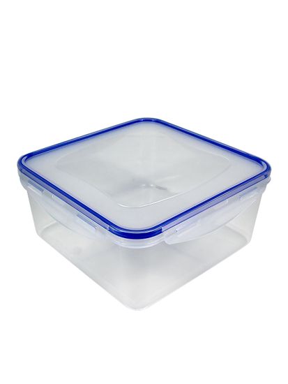 Набор герметичных контейнеров 4 шт. 0,4 л; 0,8 л; 1,35 л; 2 л. Kamille KM 20002 квадратные