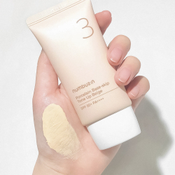 Numbuzin No.3 Porcelain Base-skip Tone Up Beige SPF50+ PA++++ 50ml