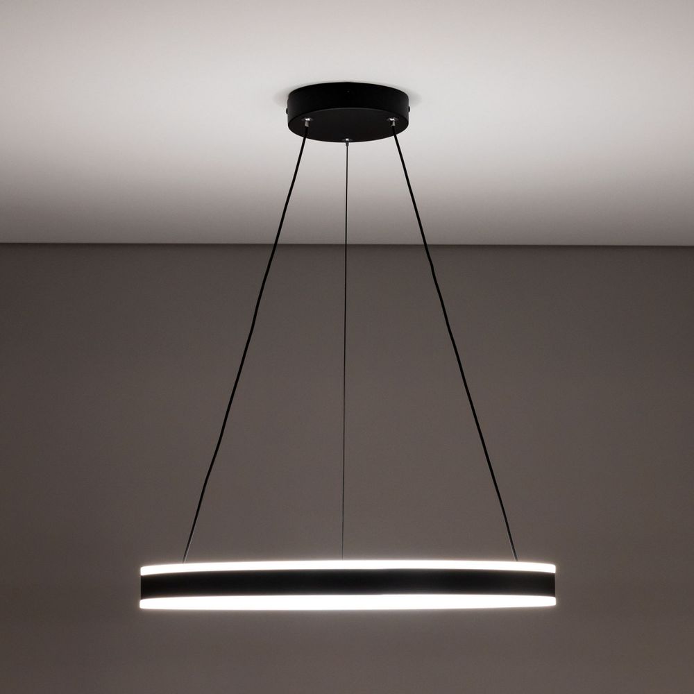 Citilux Дуэт CL719501 LED Люстра подвесная с пультом Чёрная