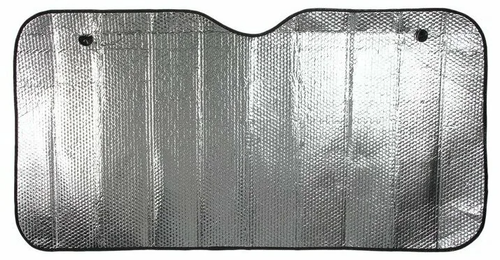 Штора солнцезащитная SKYWAY 60см на лобовое стекло двухсторонняя (с присосками) S01204001