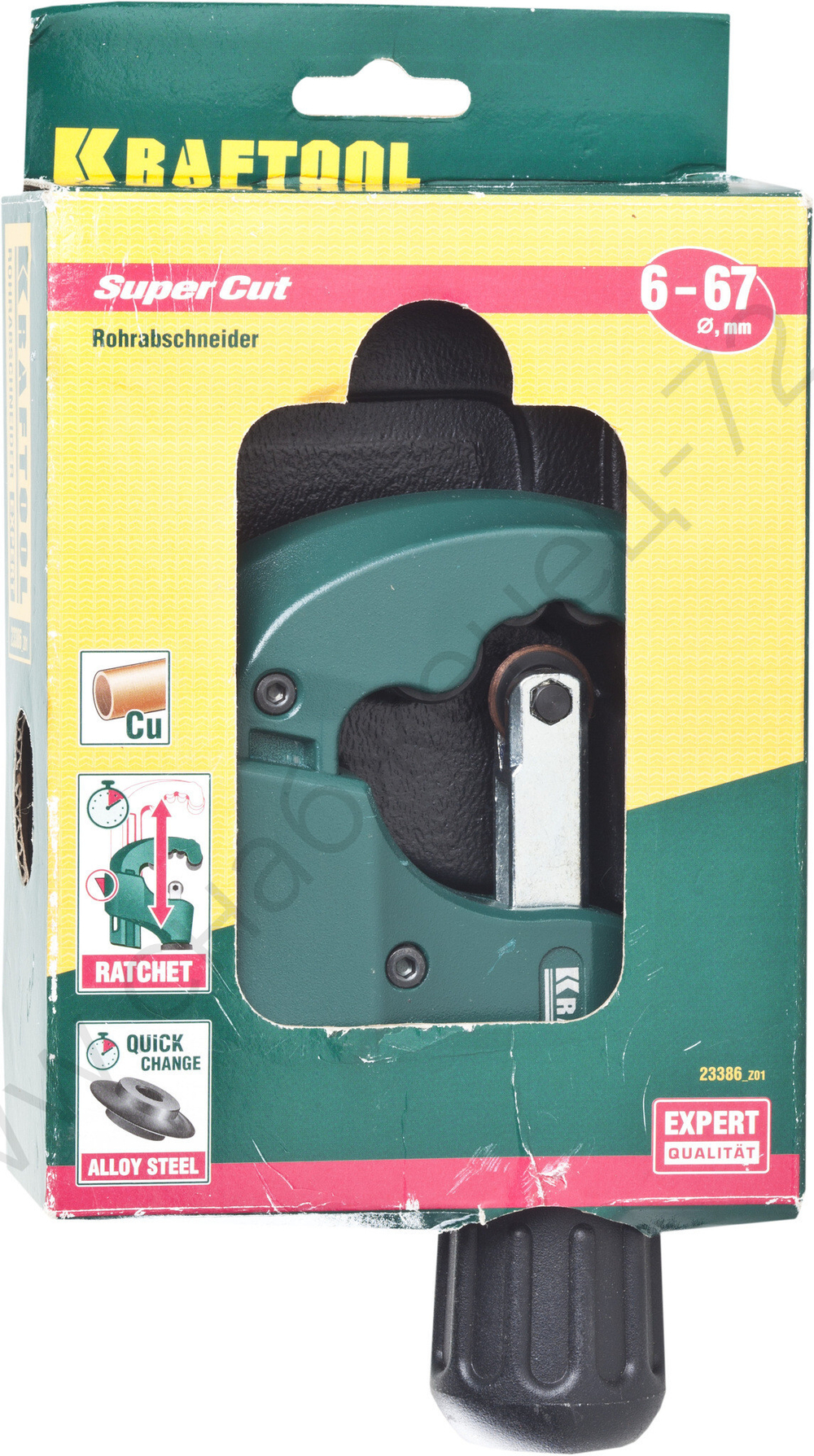 KRAFTOOL CX-700 (6-67 мм), Труборез для меди и алюминия (23386)