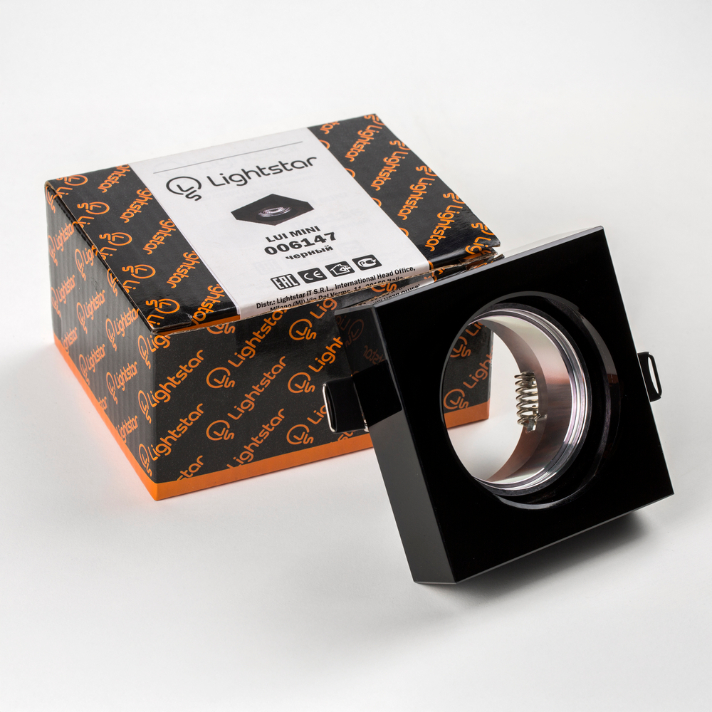 006147 Светильник LUI MINI BL MR16/HP16 ХРОМ/ЧЕРНЫЙ