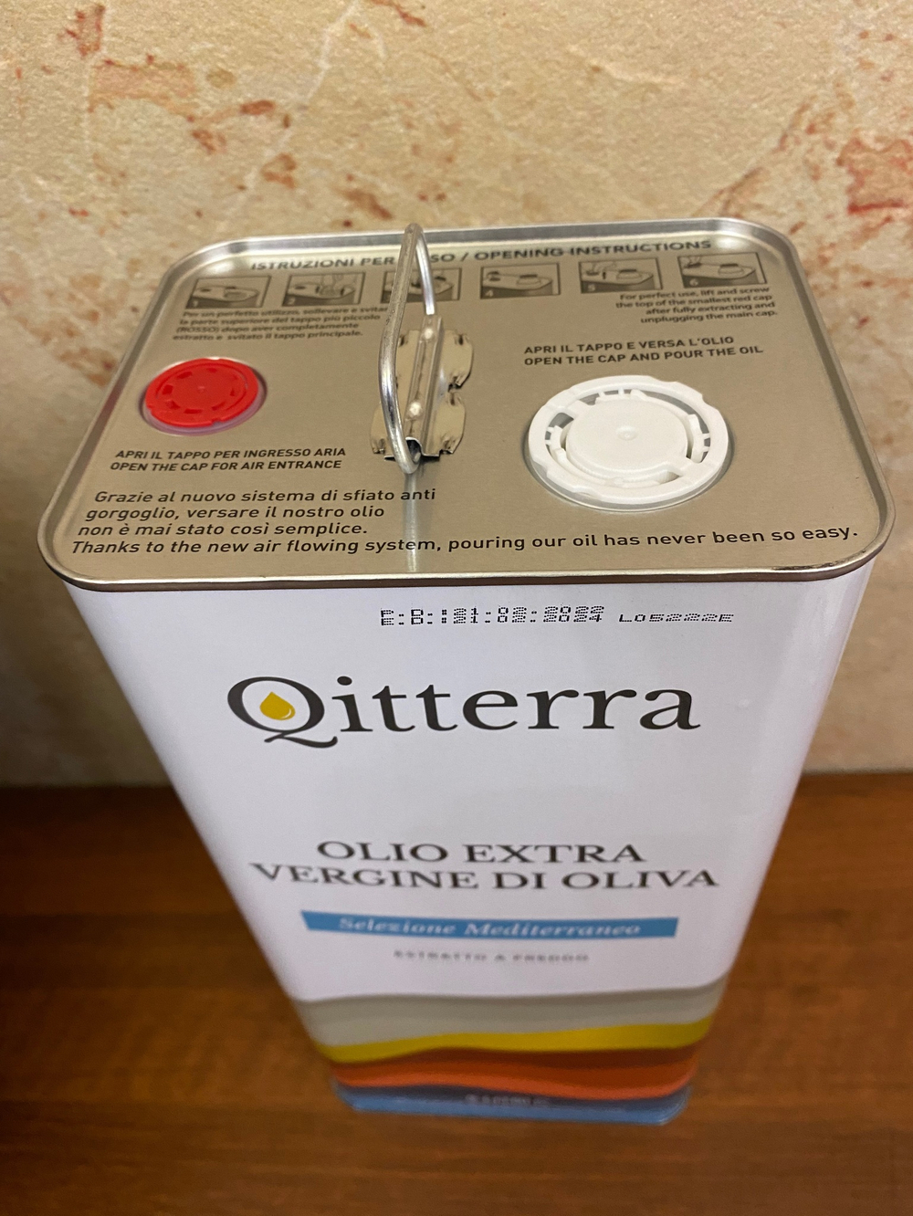 Оливковое масло нерафинированное BONO Qitterra 5l Сицилия