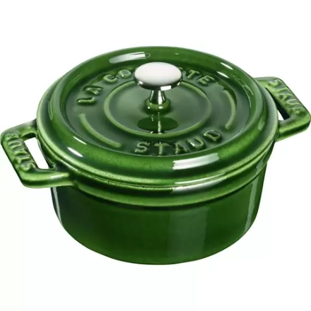 STAUB - Мини-Кокотница, чугун, 250 мл, зеленый / артикул   40509-804-0  / GTIN 3272341010858