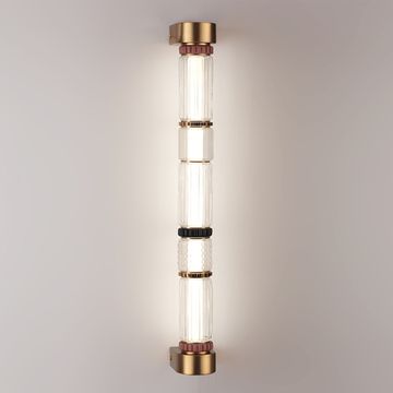 Бра 22W 4000K 5455/18WL латунь/терракот/черный COLLIER Odeon Light Exclusive