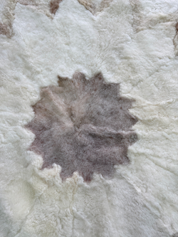 Ковер шкура натуральная овчина меховой