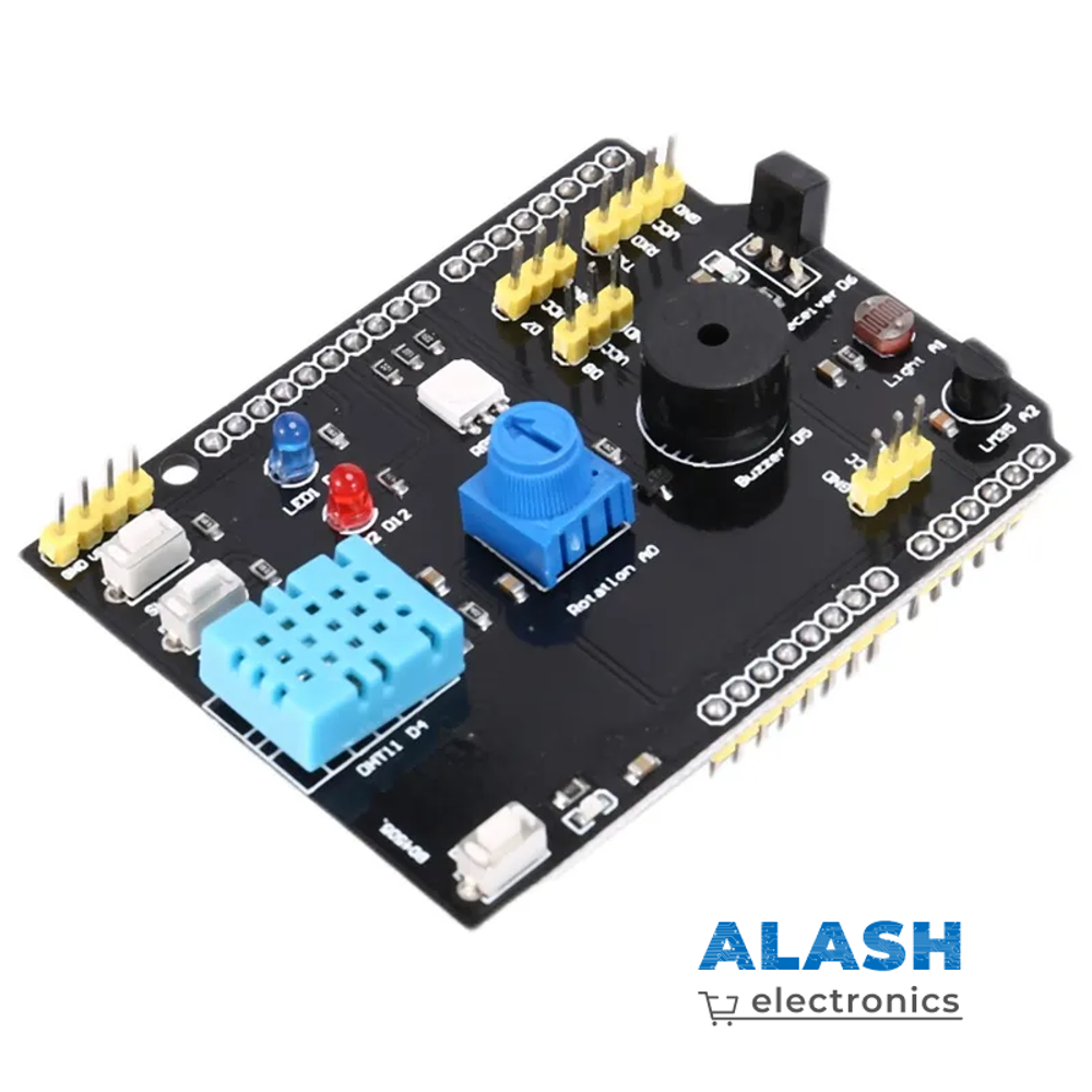 Многофункциональная плата расширения Multi-shield для Arduino Uno