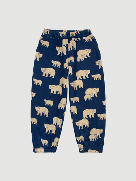 Утеплённые брюки на резинке Mjölk Бурые мишки