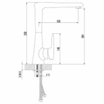 СМЕСИТЕЛЬ Д КУХНИ LEMARK STATUS ХРОМ LM4405C