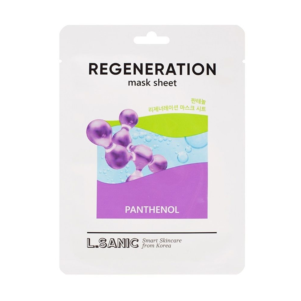 [L.Sanic] Panthenol Regeneration Mask Sheet - Восстанавливающая тканевая маска с пантенолом, 25 мл