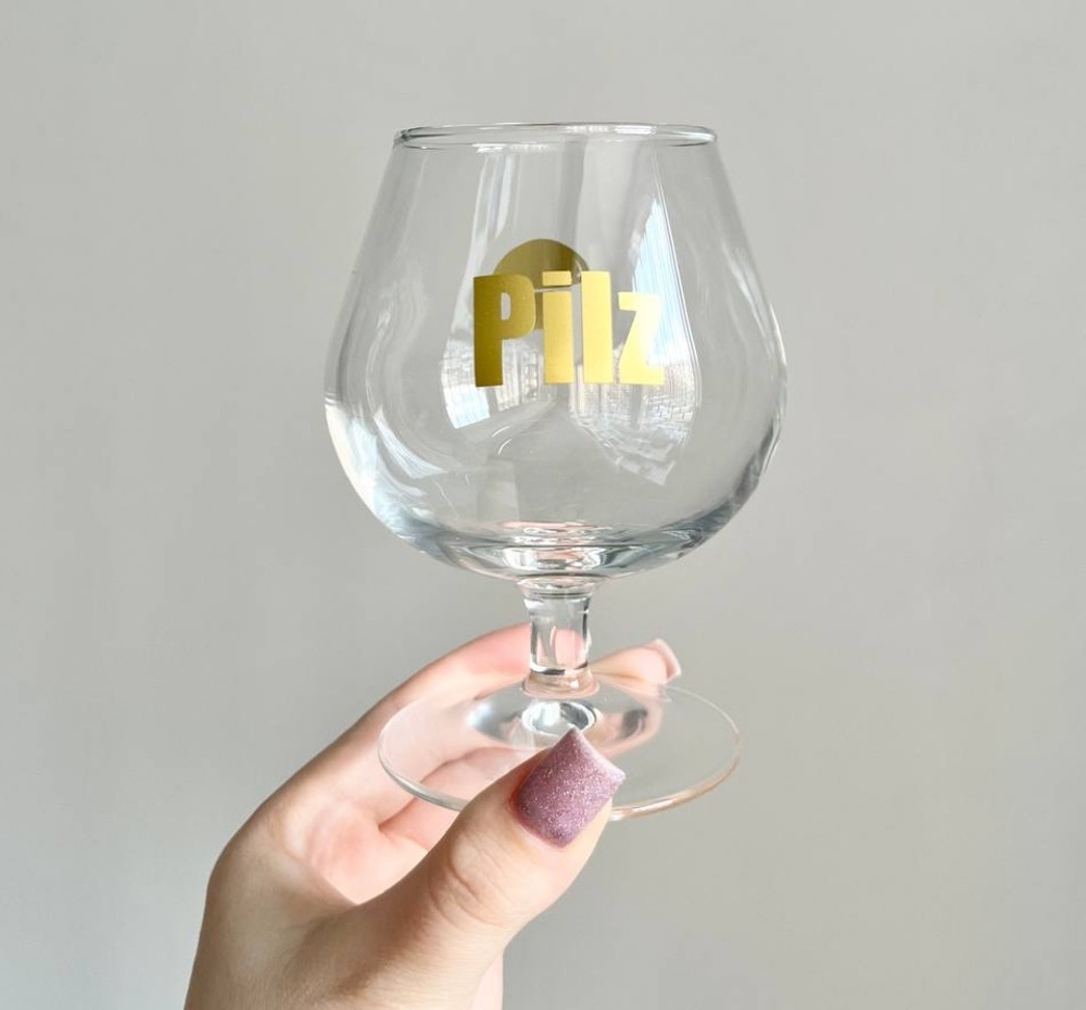 Бокал коньячный с надписью №3218