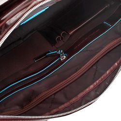 Сумка мужская Piquadro Blue Square коричневая телячья кожа (CA2849B2/MO) 5