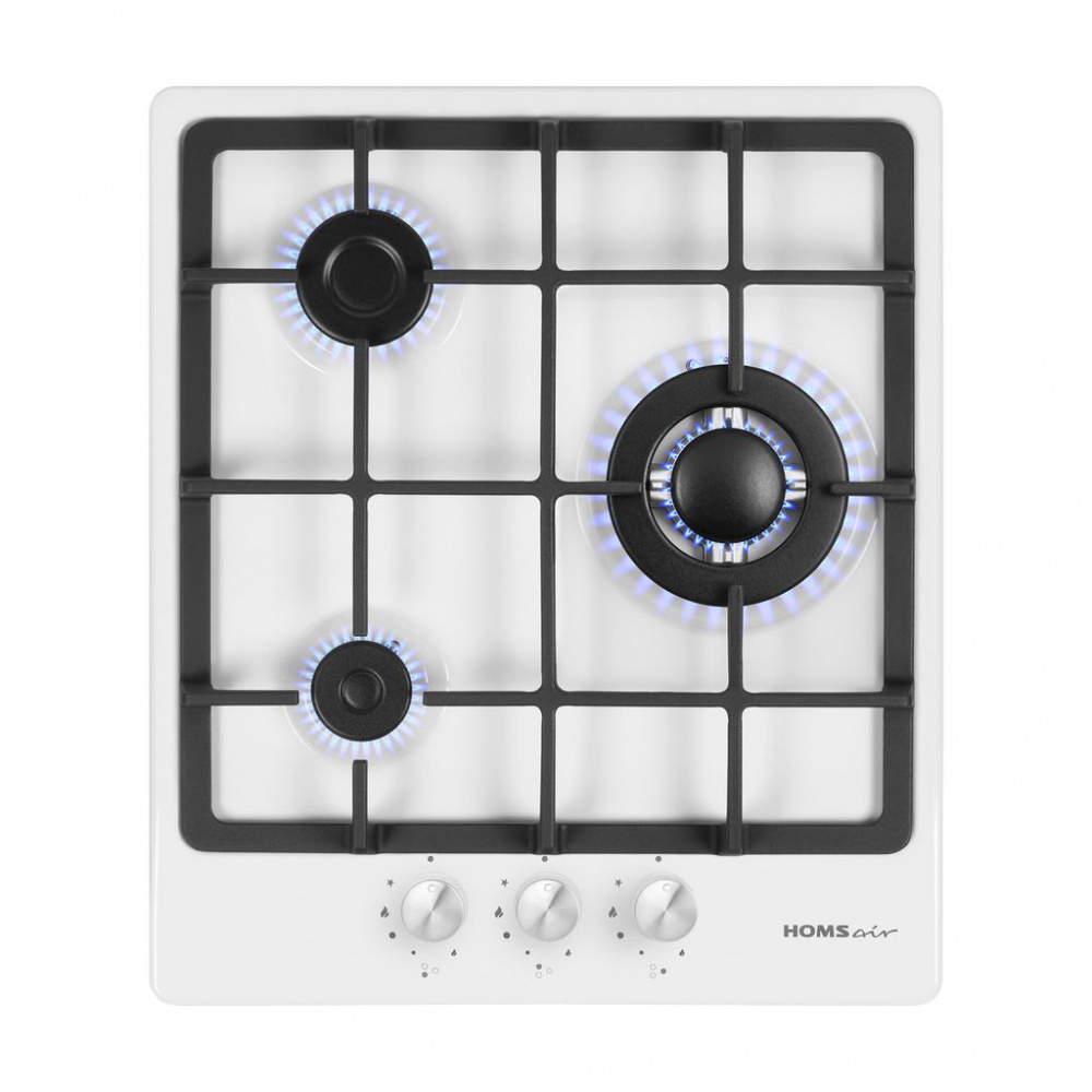 Газовая варочная панель HOMSair HGE433TGCWH фото 