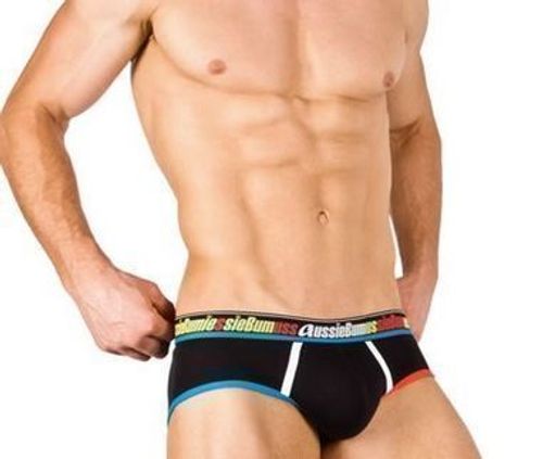 Мужские трусы брифы Aussiebum Pablo Black Brief