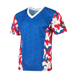 KT-2090-660 Kickbоxing T-shirt Mesh Camo adult синяя