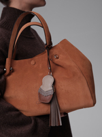 Замшевая сумка Vasilisa DBR 31210 вуд/велюр