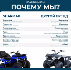 Квадроцикл SHARMAX Luxe 250 (P)