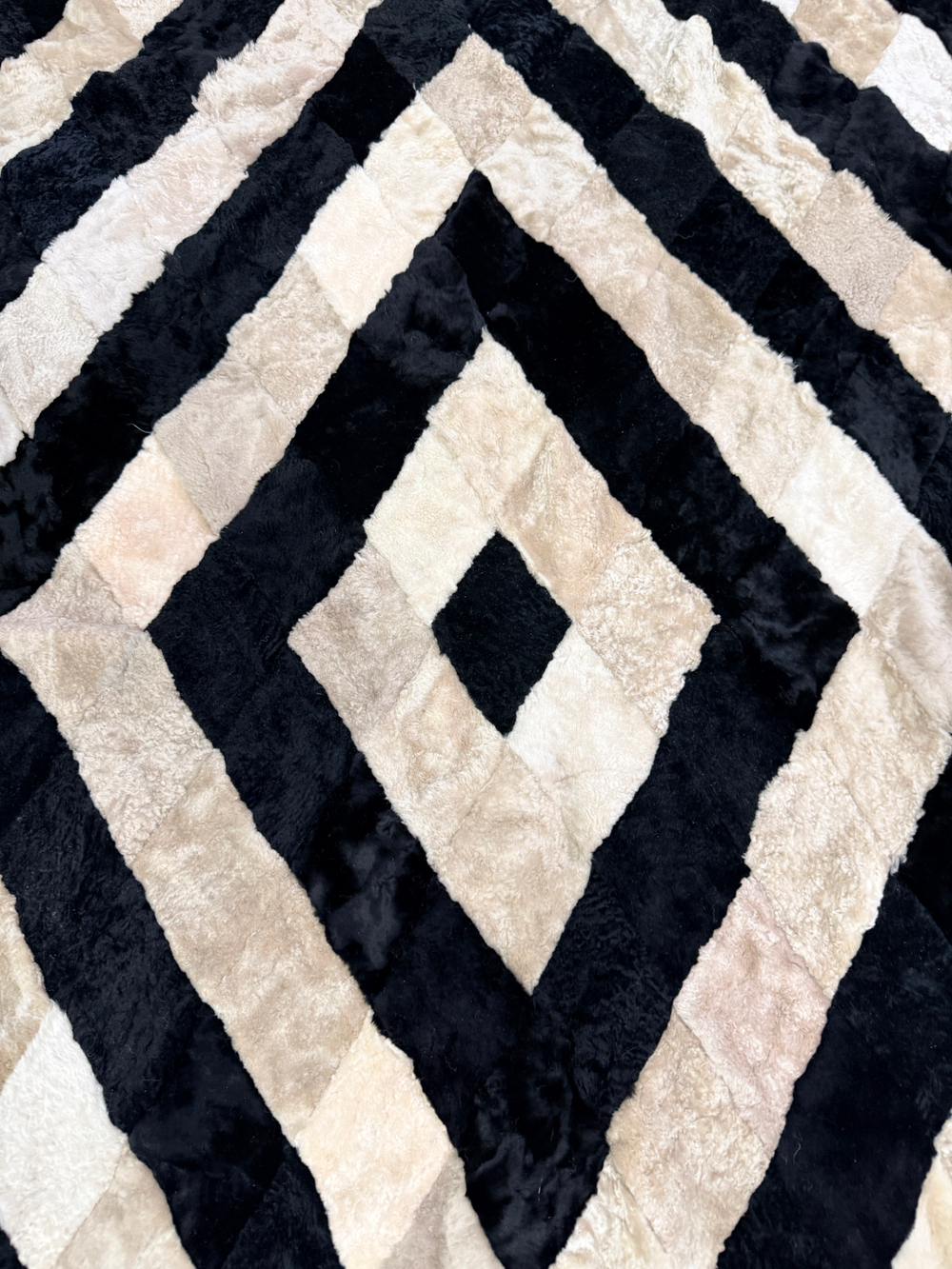 Покрывало меховое ковер из шкуры овчины