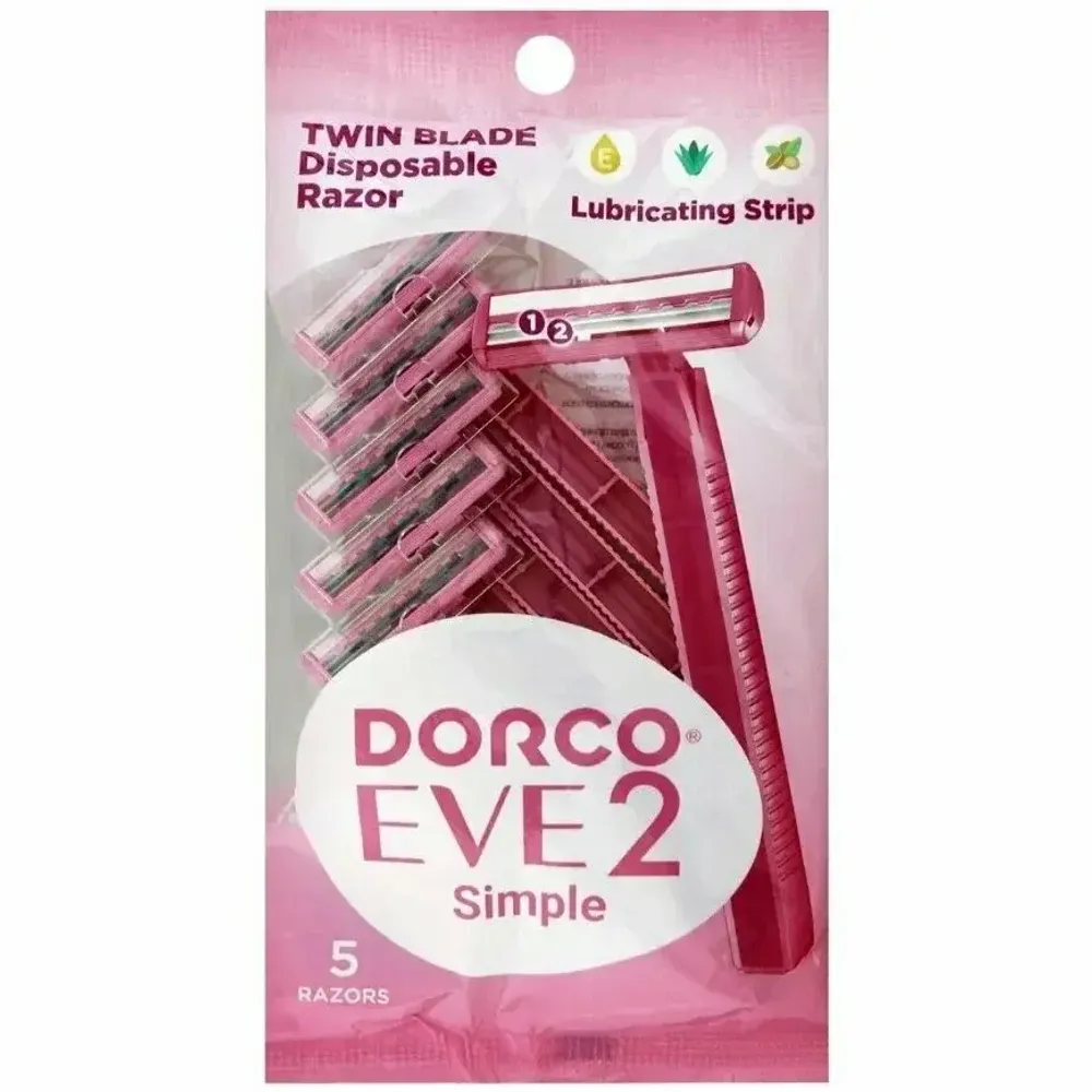 Бритвенный станок одноразовый Dorco EVE 2 Simple