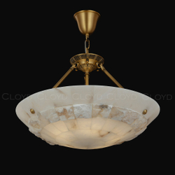 Люстра Cloyd TELEMACH C6 / Ø60 см - алебастр - латунь (арт.12347)