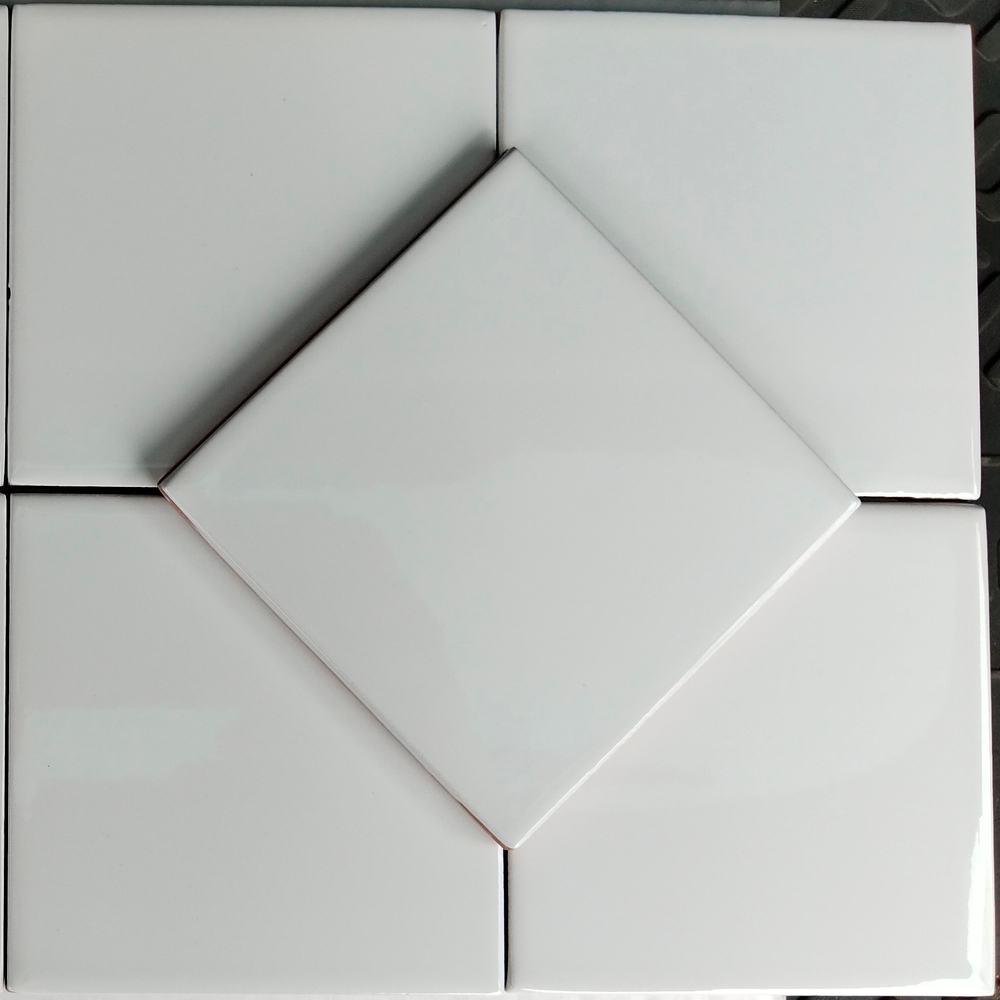 Плитка настенная Mini Tile White glossy 99x99х7 мм