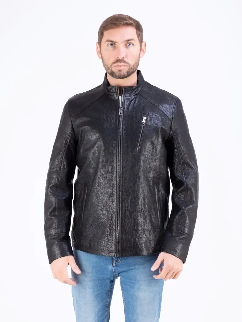 Куртка мужская из натуральной кожи
